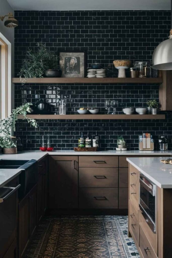 Black Subway Tile