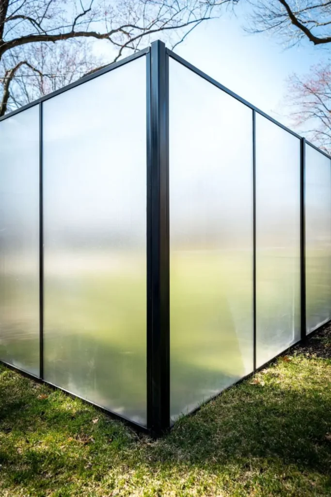 Frosted Glass Panels