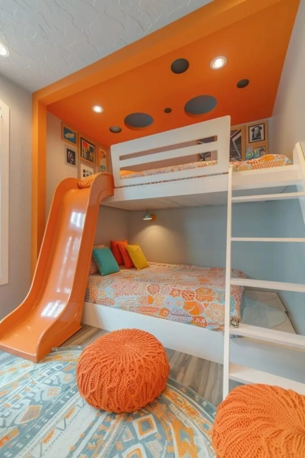 Fun and Playful Loft Bedroom Design