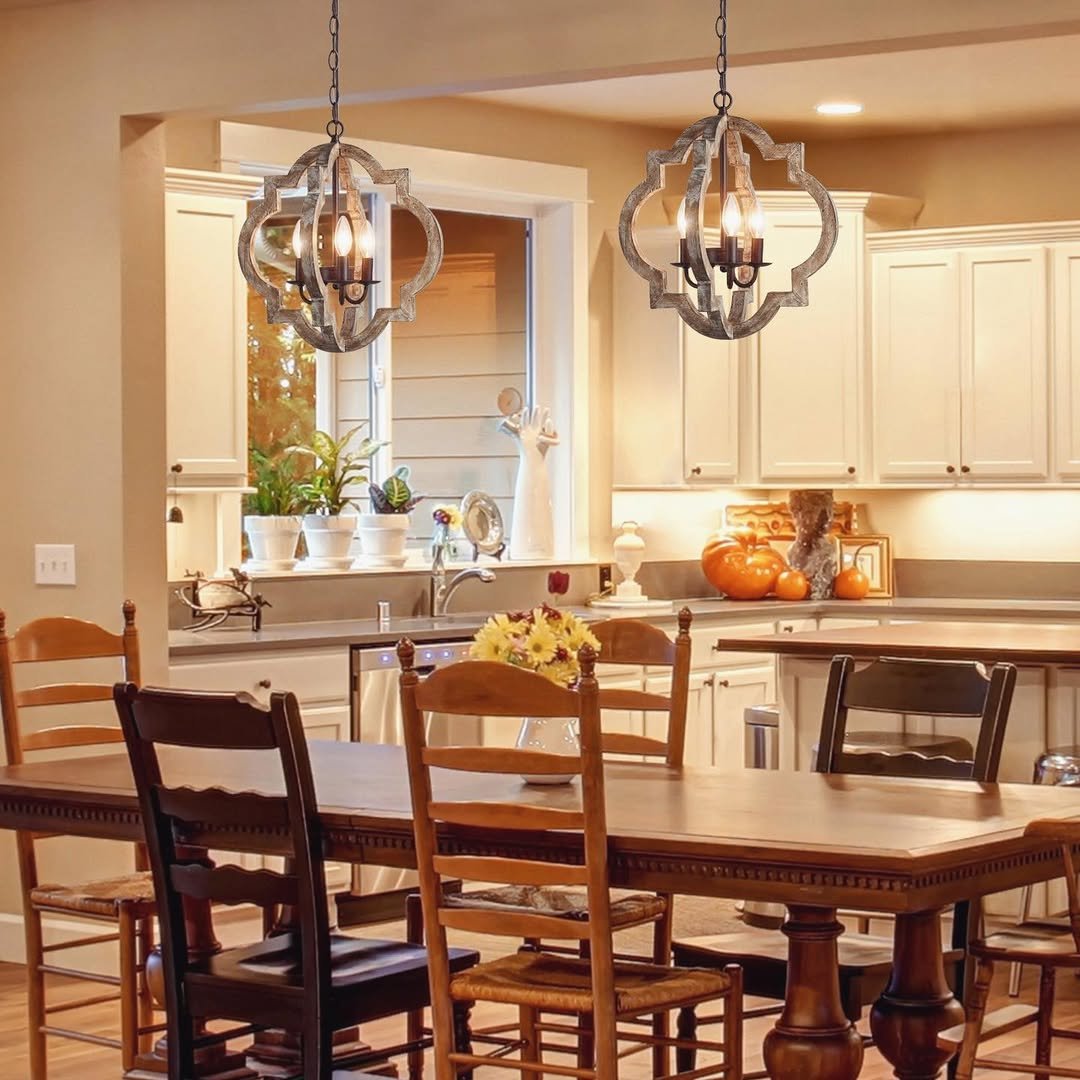 Glass Pendant Lighting Farmhouse Kitchens