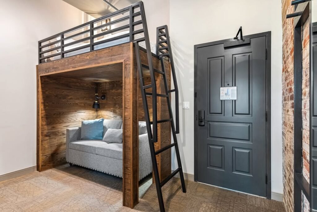 Industrial Design in Loft Bed Ideas 