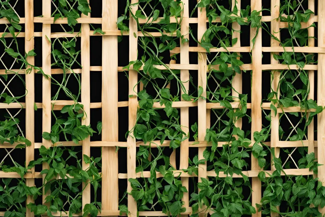 Lattice with Evergreen Vines