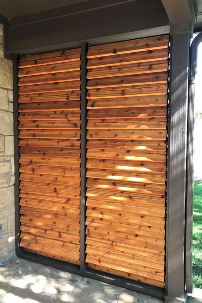 Louvered Panel Design