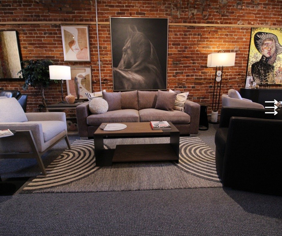 Luxe Area Rug Dark Feminine Living Room
