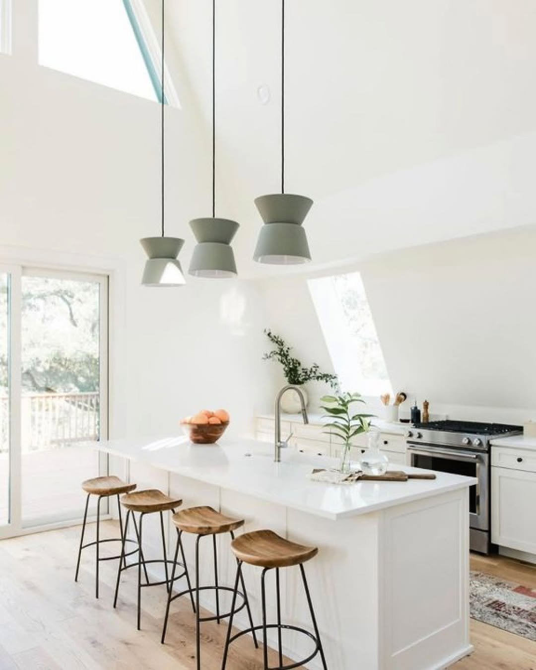 Modern Traditional kitchen Lighting Layers