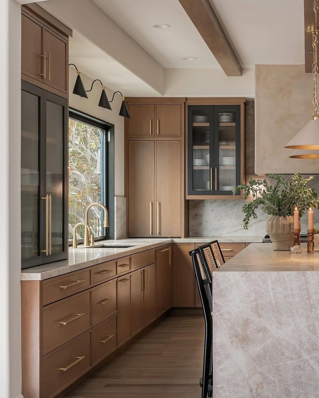 Modern Traditional kitchen Mixed Metal Magic