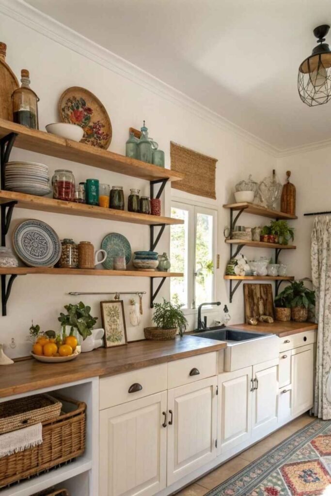 Open Shelving Display