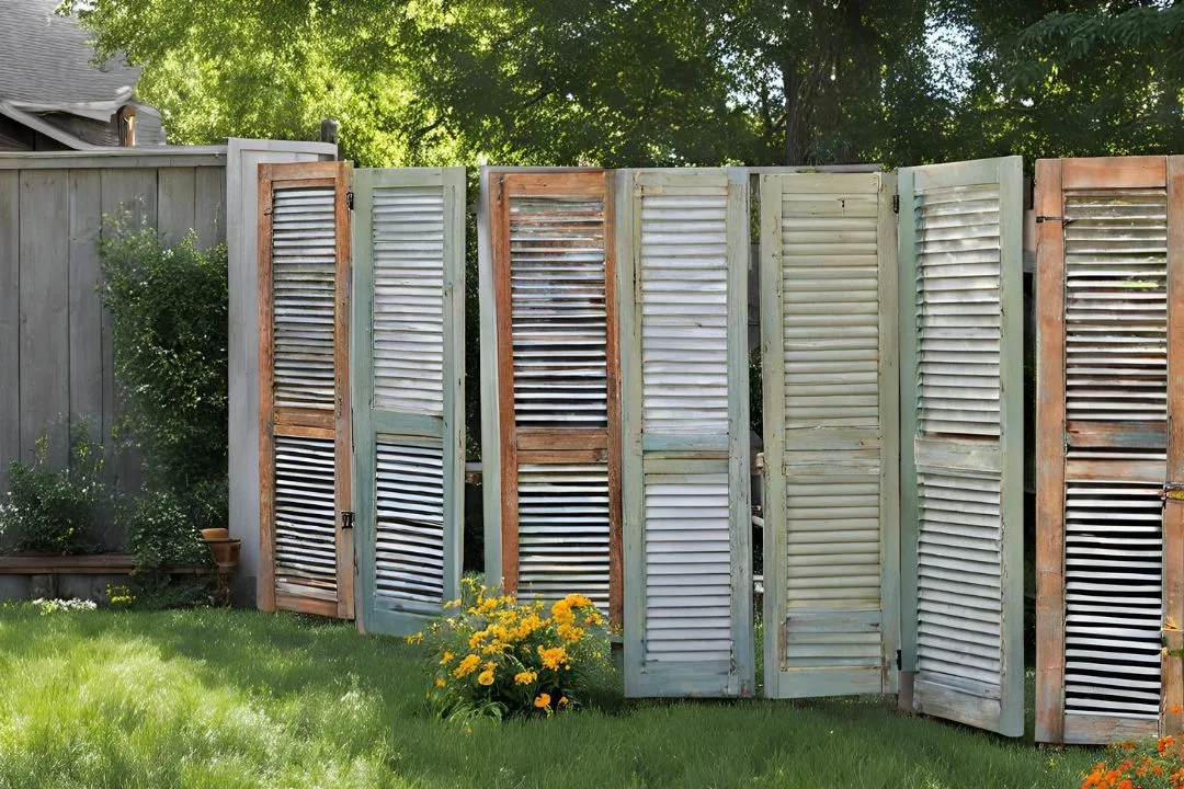 Repurposed Shutter Screen