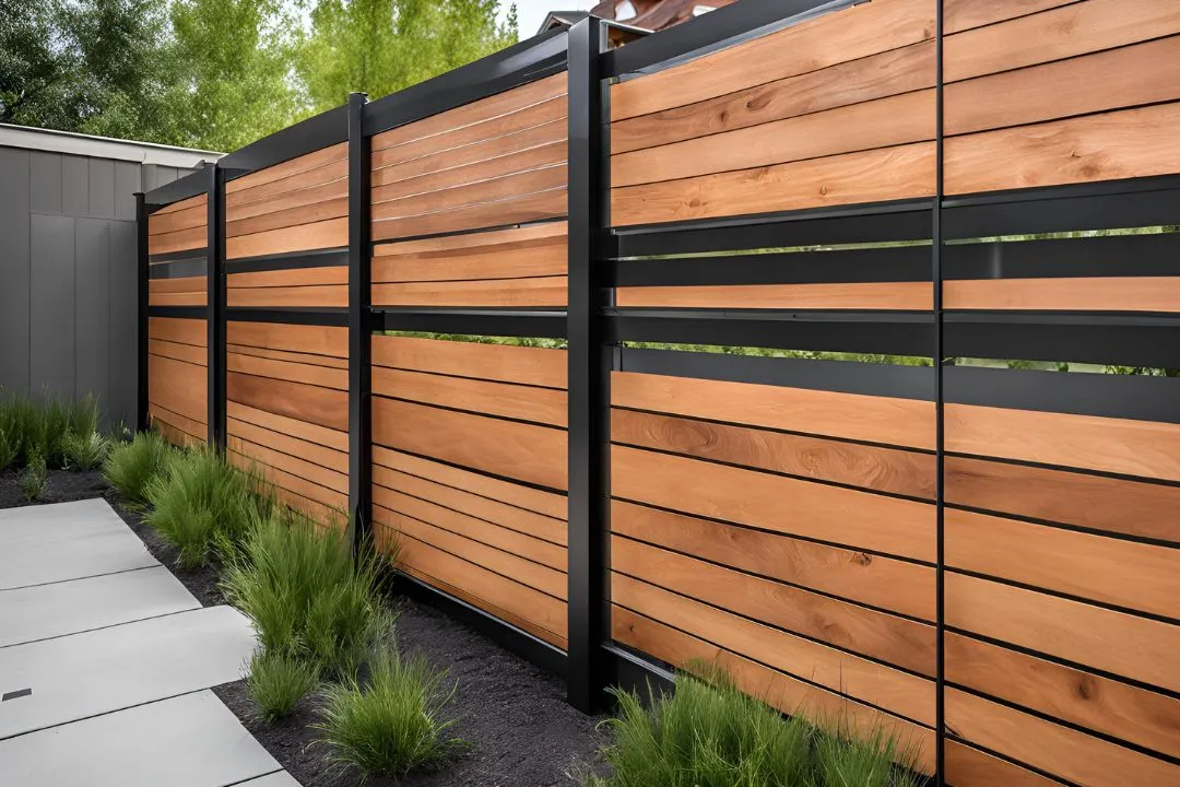 Steel Frame with Wood Infill