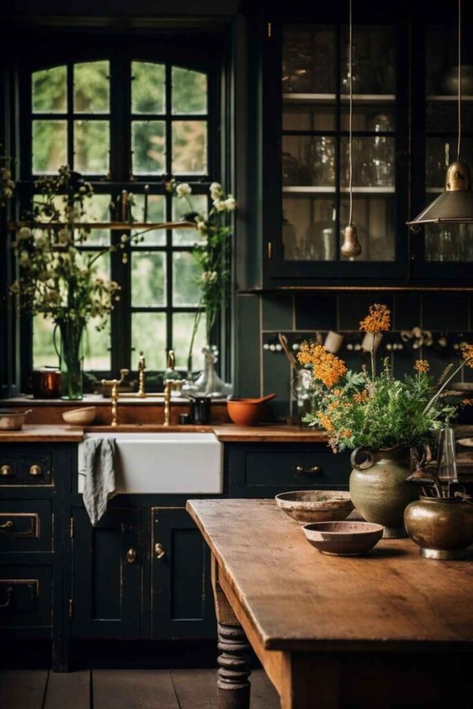 Vintage Black Windows