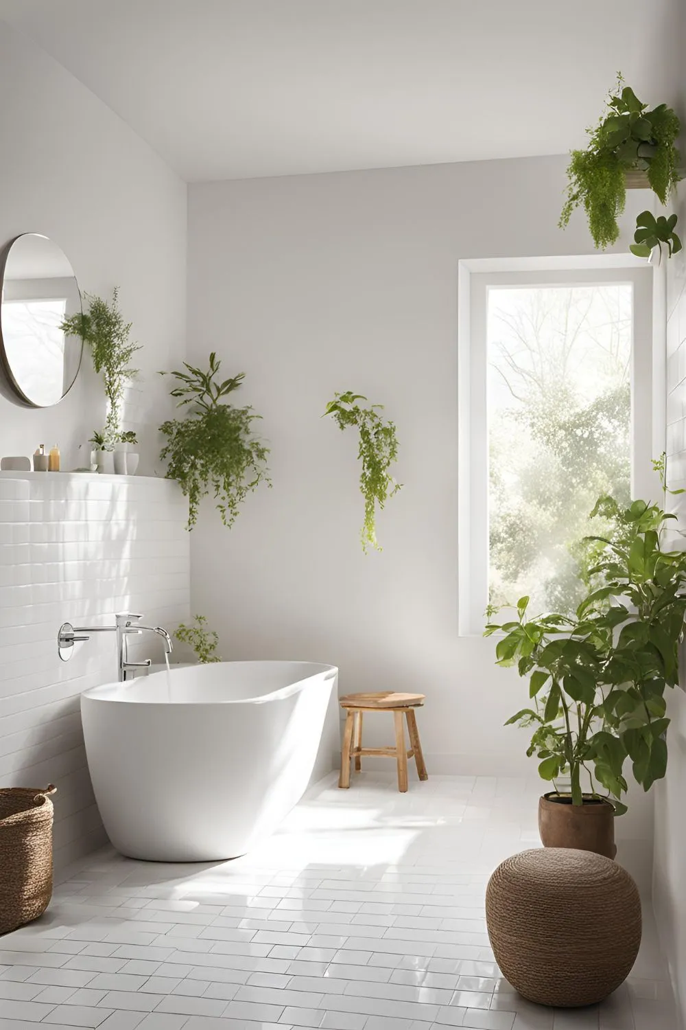 White Tiles for a Fresh Look