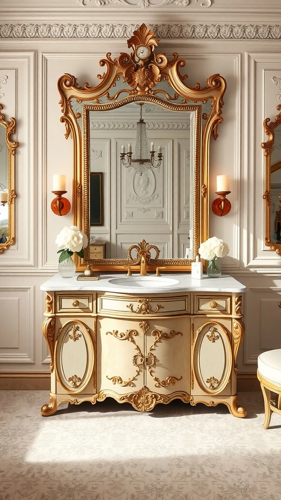 11 louis xv inspired vanity 1 1