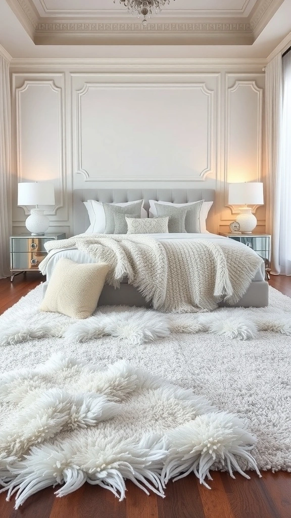 18 layered rugs