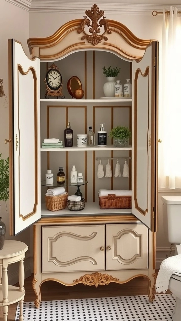 1 vintage armoire conversion