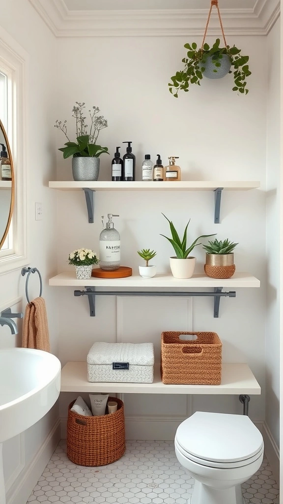 20 floating shelf display 1