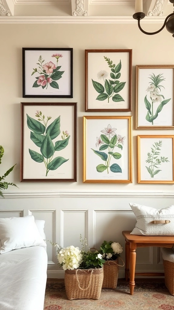 2 botanical wall art