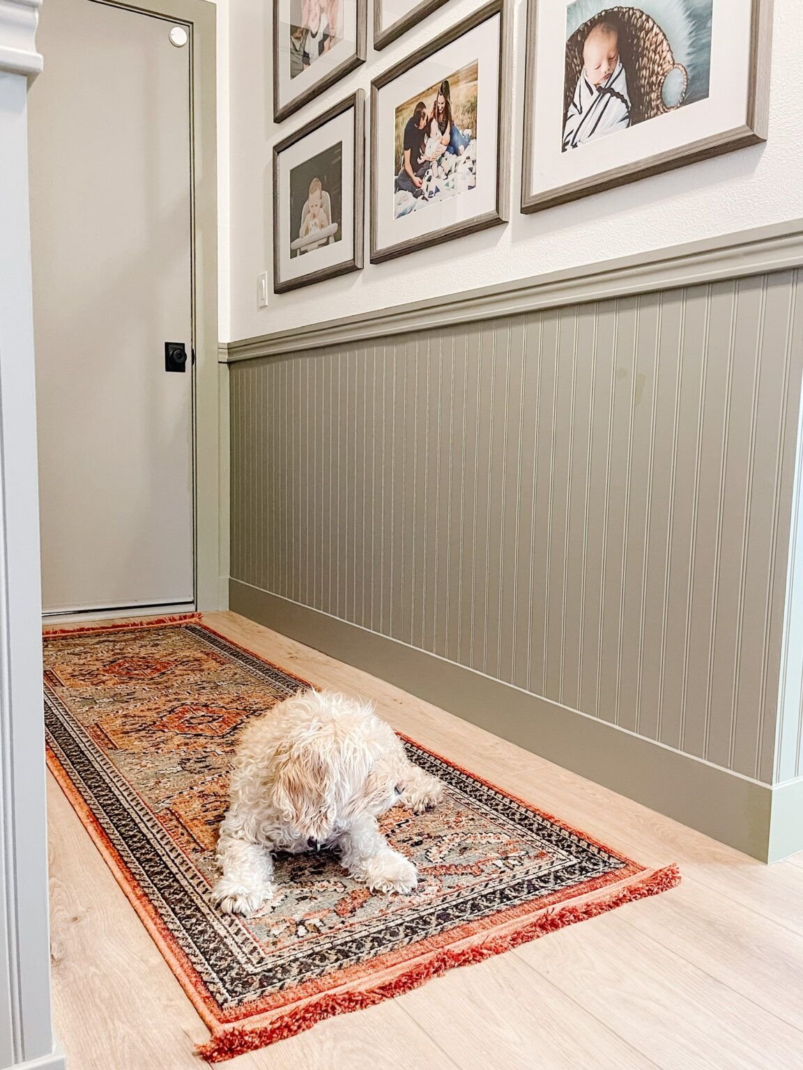 Beadboard wainscoting
