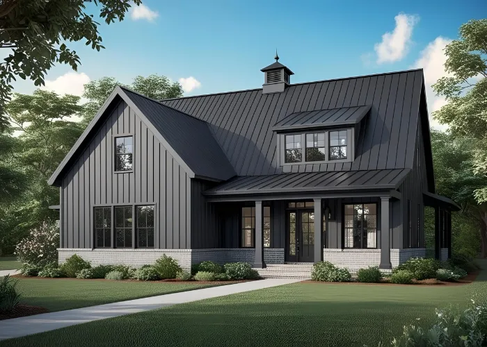 Black and White Modern Farmhouse Exteriors