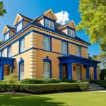 Blonde Brick House Exterior Trim Colors