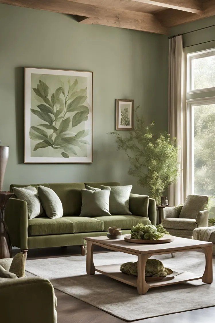 Decorate with Sage Green Artwork
