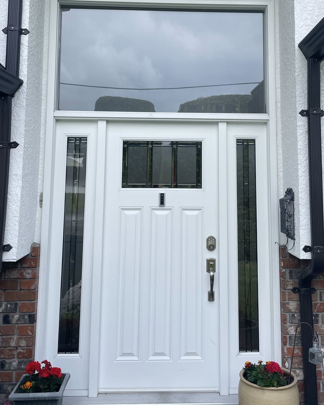 Glass Front Doors Modern Craftsman House