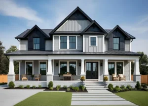 Grey and Black Farmhouse Exteriors