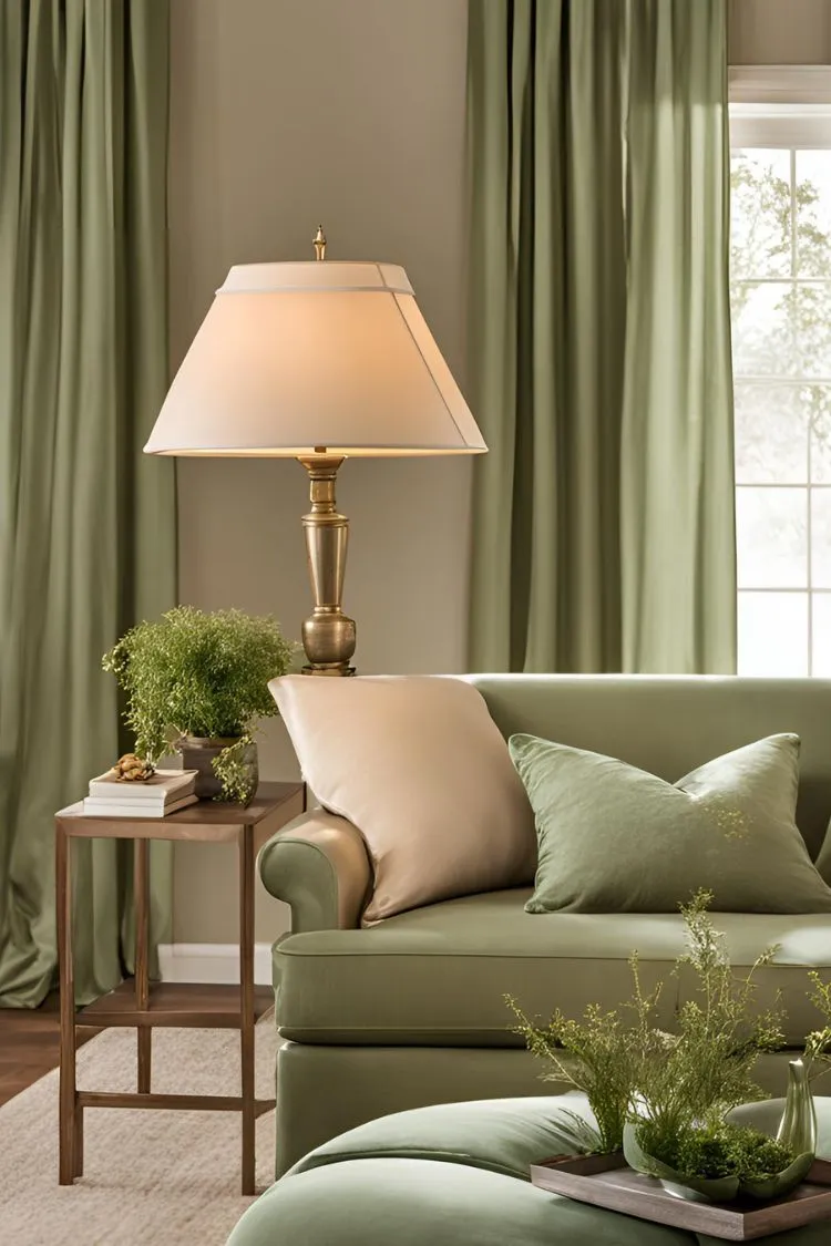 Hang Sage Green Drapes