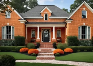 Orange Brick Exteriors Color Schemes
