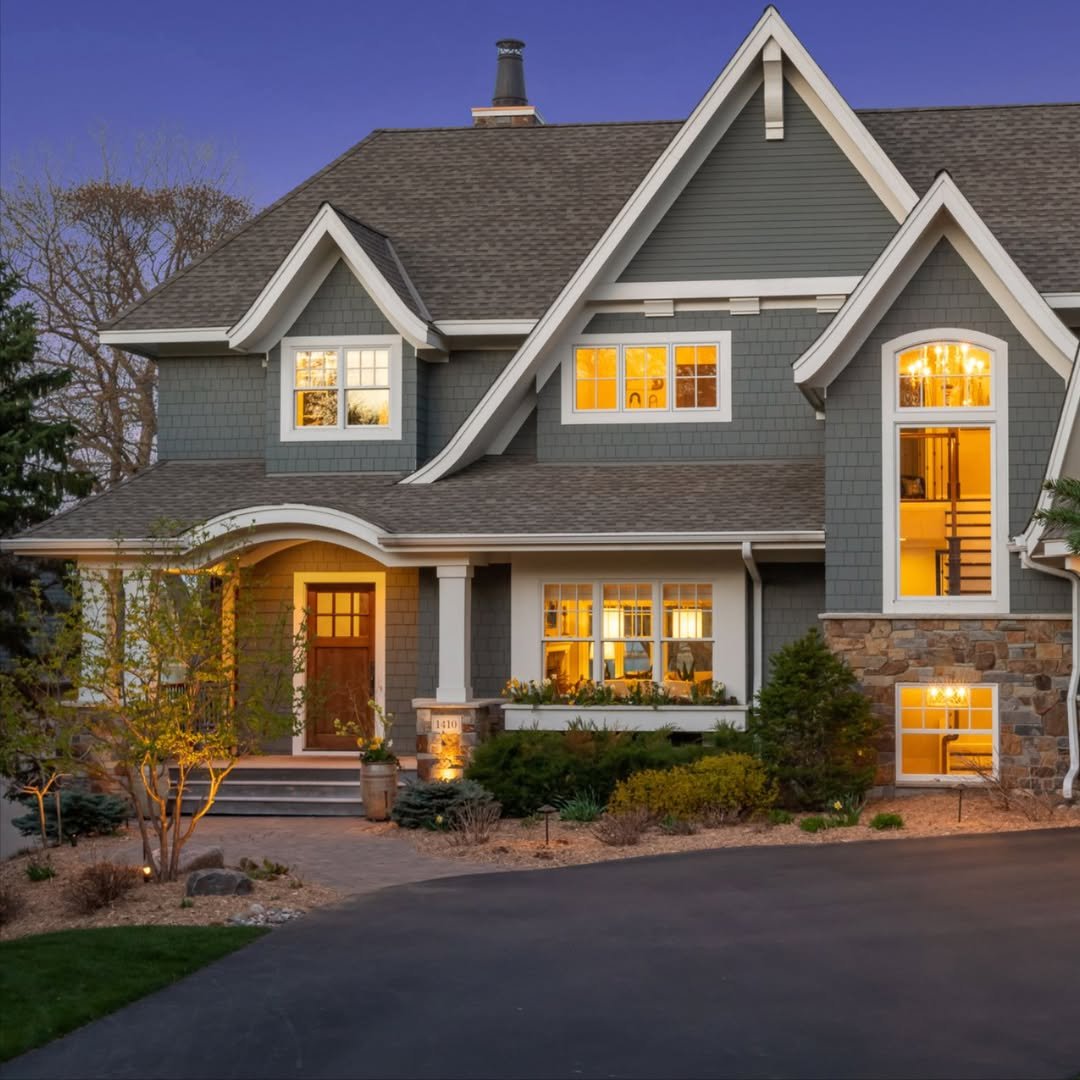 Statement Lighting Craftsman House exterior
