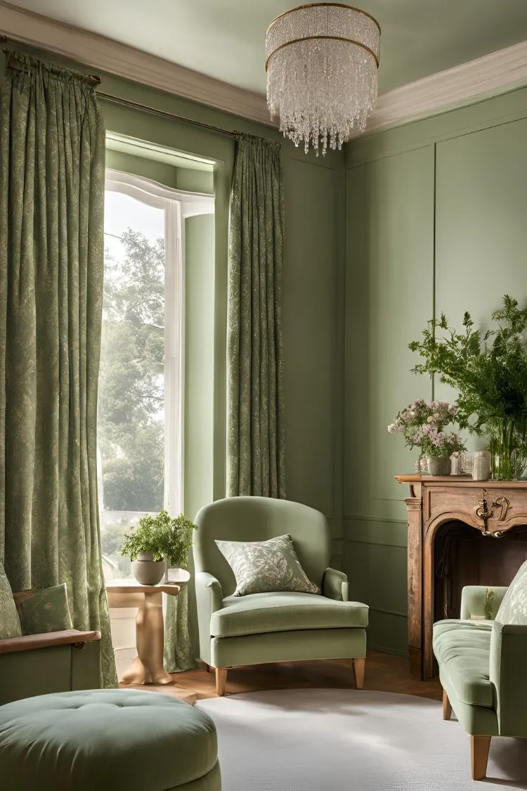 Try Sage Green Wallpaper