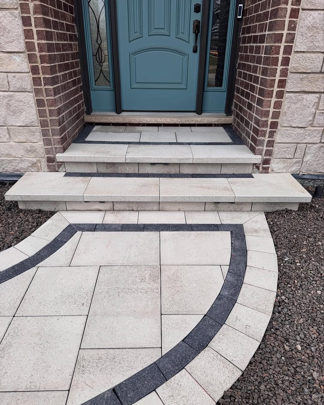 Border Accents brick walkway