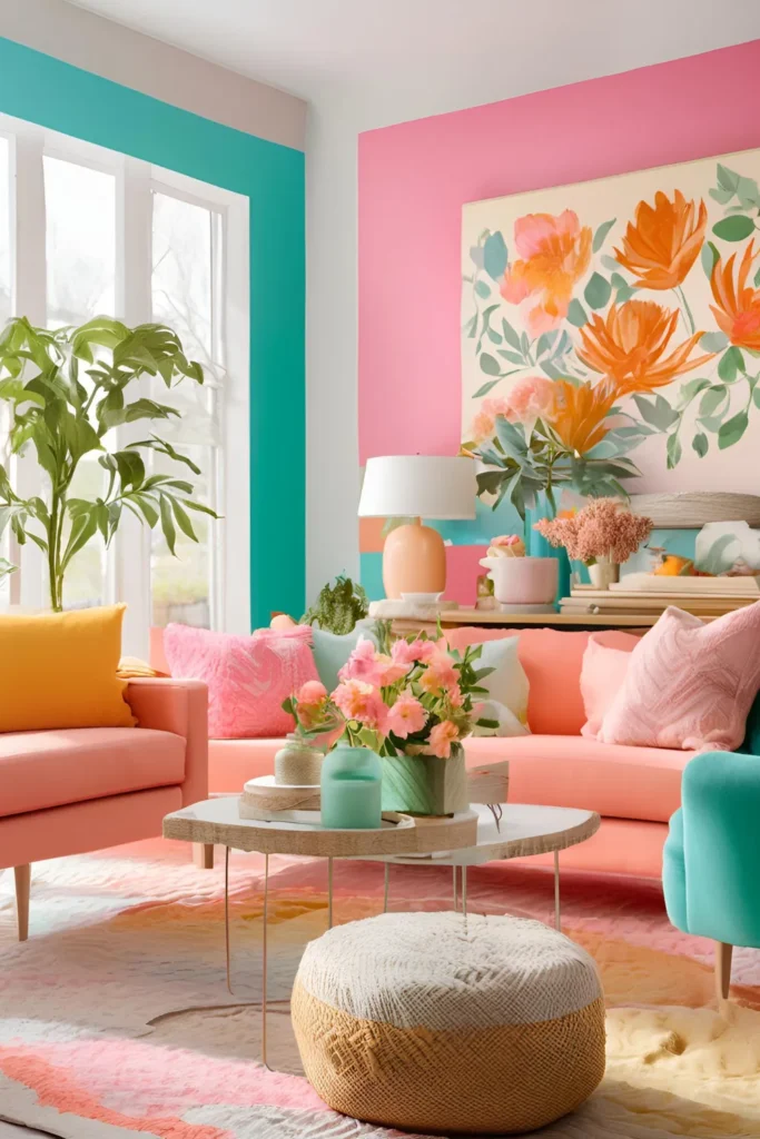 Bright Accent Walls 1