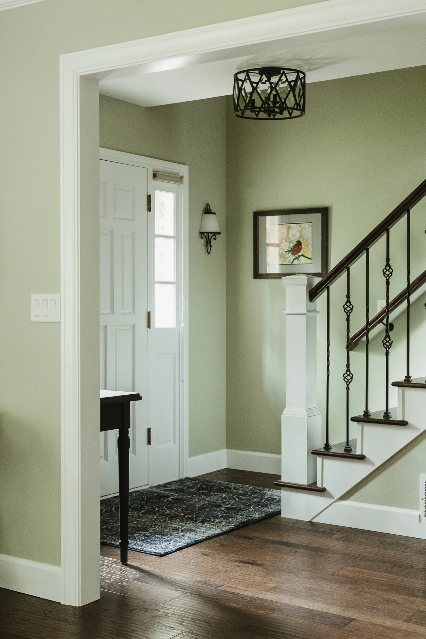 Sage Green Foyer