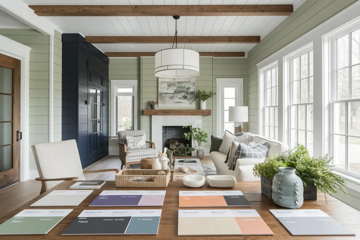 Trendy Paint Colors for a Modern Farmhouse Look