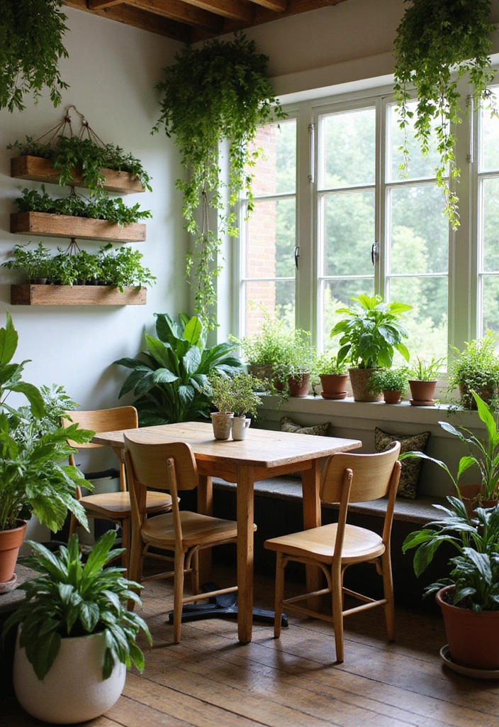 Urban Jungle with Indoor Plants