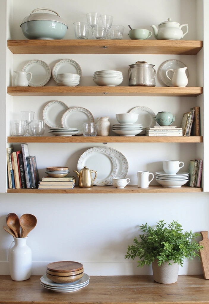 Open Shelving for Everyday Essentials
