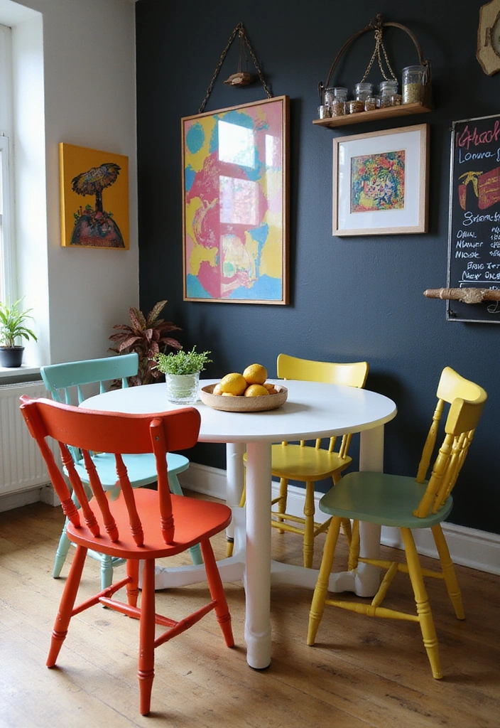 Whimsical Touches with Colorful Accents