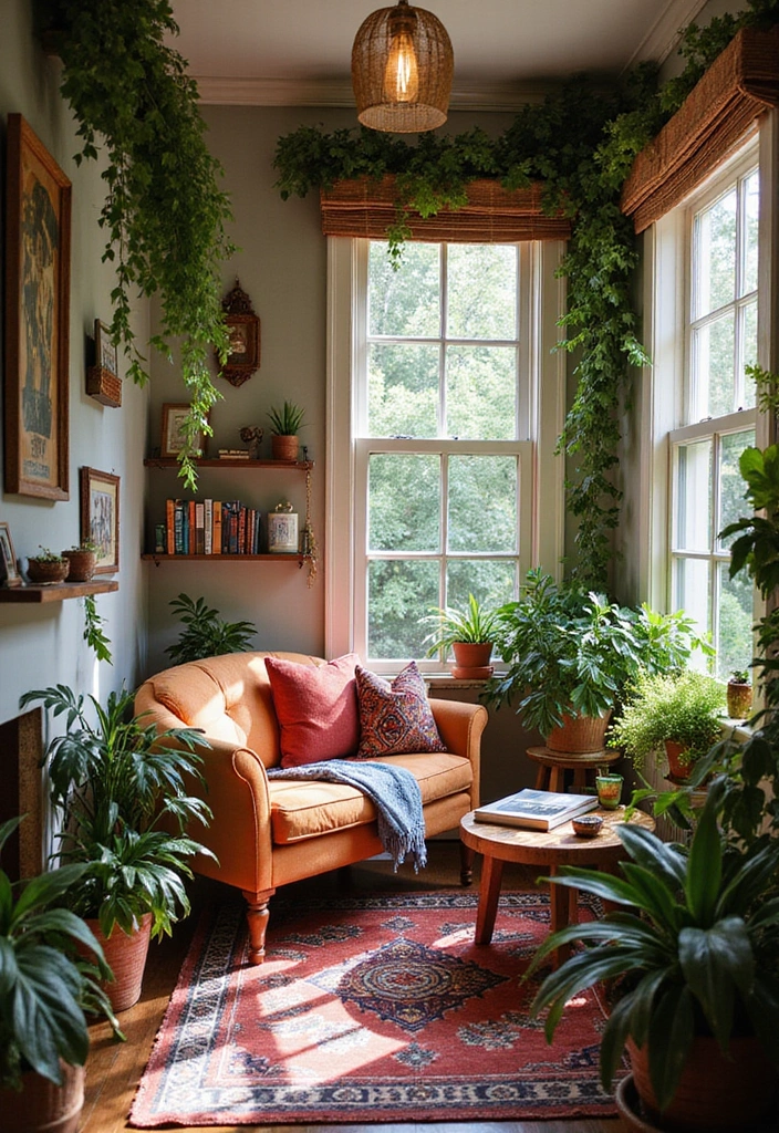 Bohemian Reading Nook That Inspires a Cozy Escape