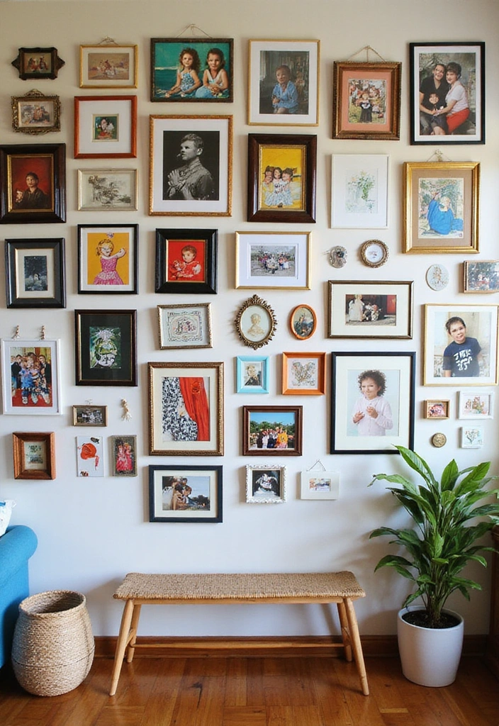 17 Eclectic Gallery Wall Ideas That Show Off Your Unique Personality (Warning: #4 Is Bold!) - 17. Eclectic Mix and Match