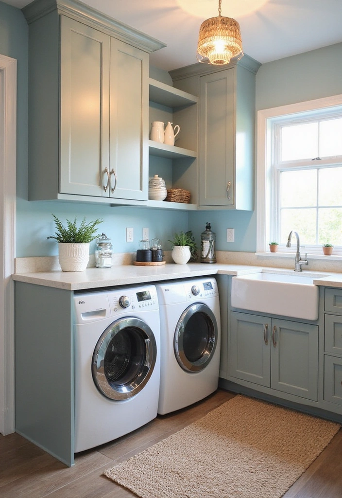 Best Laundry Room Cabinet Custom Colors for Personal Touch