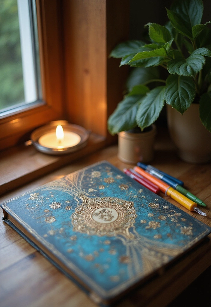 Must-Have Accessories for an Inviting and Cozy Reading Nook - 13. A Journal or Notebook