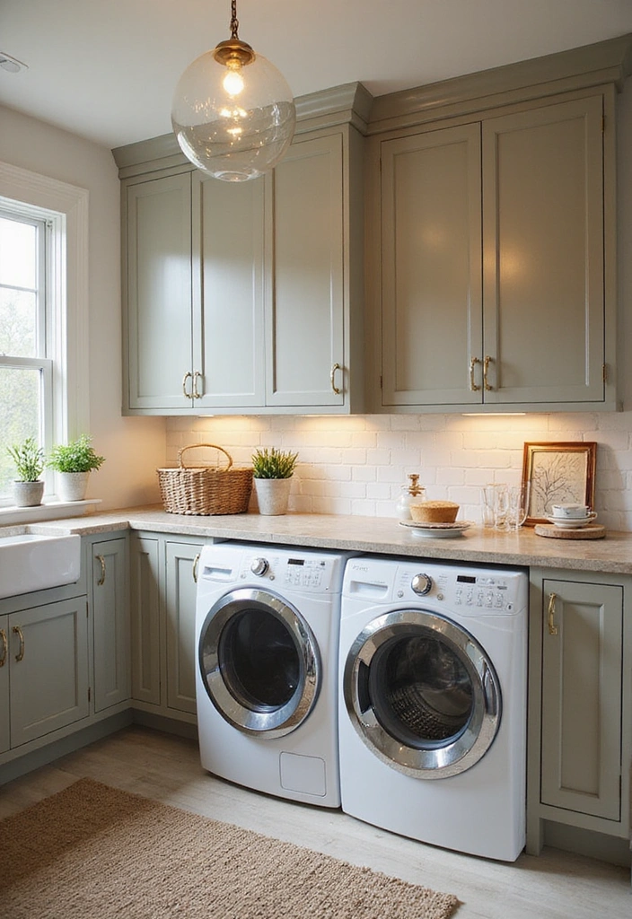 How to Pick the Best Laundry Room Cabinet Colors