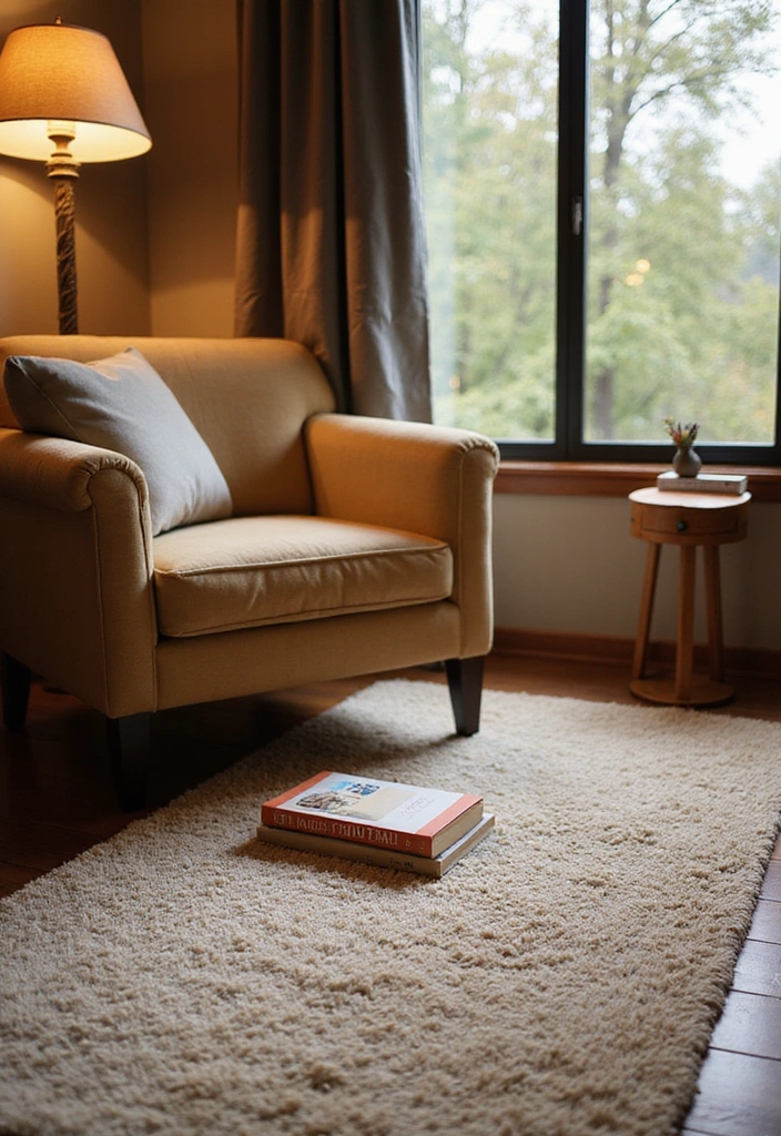 Cozy Rugs for a reading nook