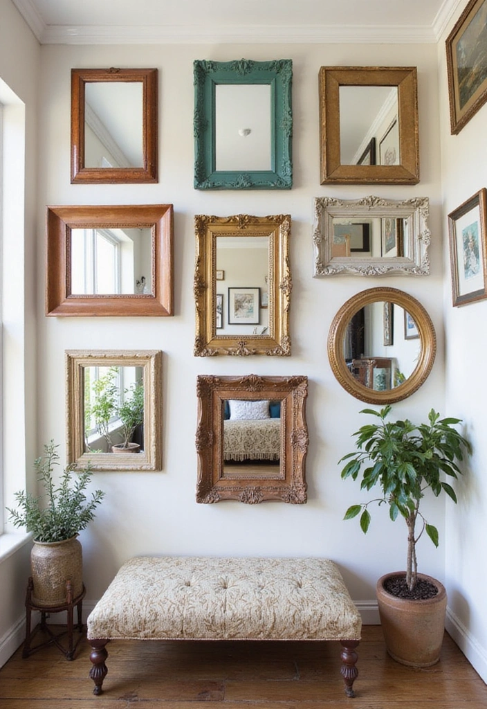 Upcycled Mirror Frames