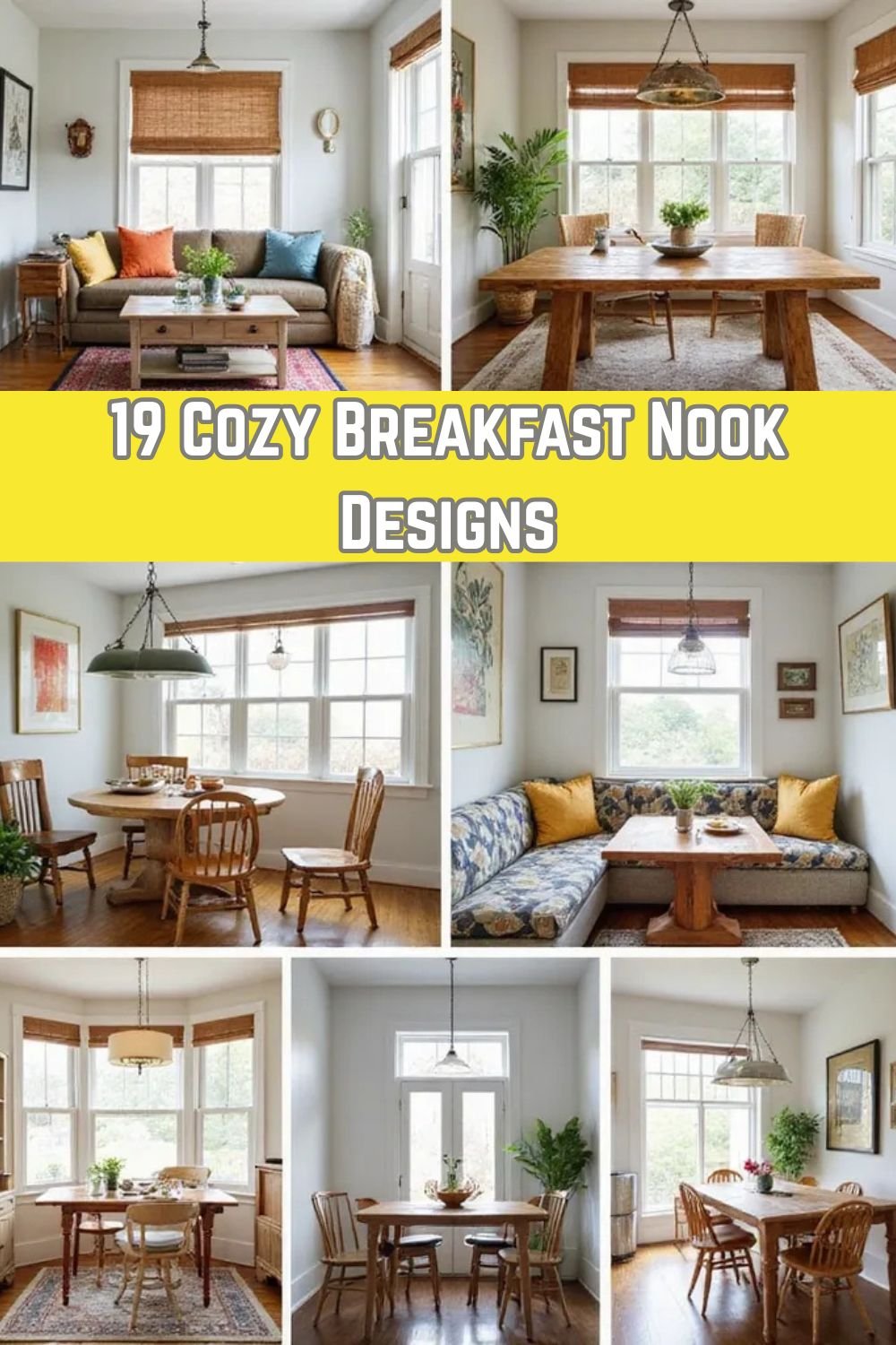 Cozy Breakfast Nook Designs