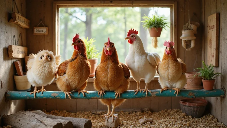 DIY Roosting Bars for Chickens