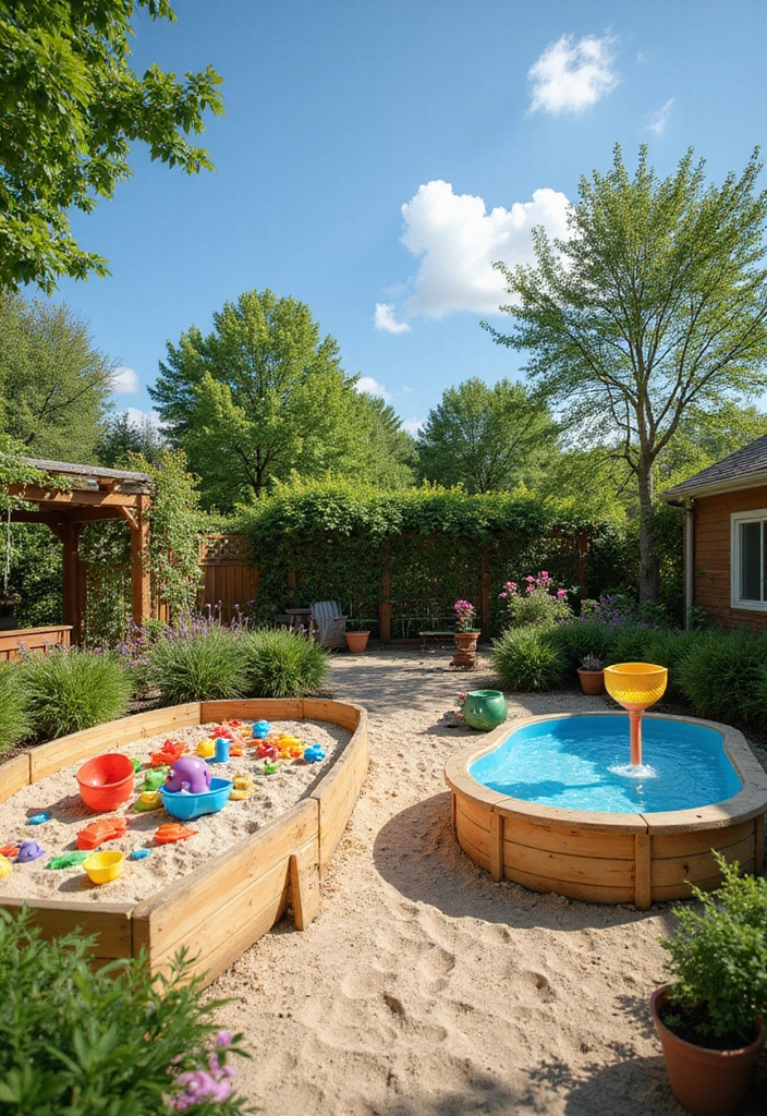 DIY Sand and Water Play Station