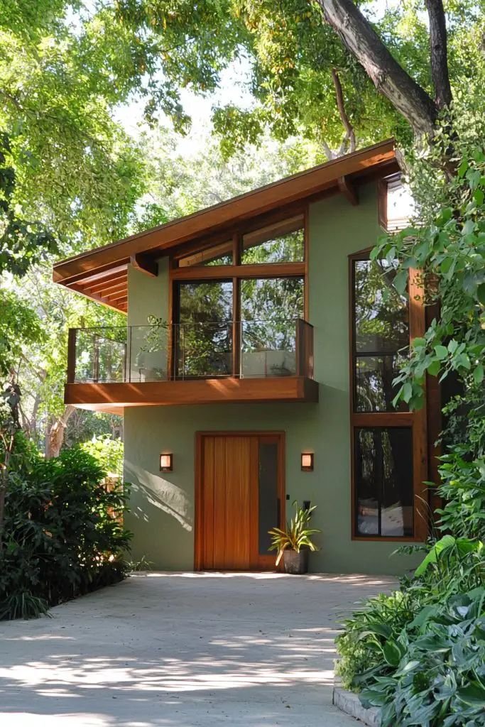 Farmhouse Exterior Bold Exterior Colors