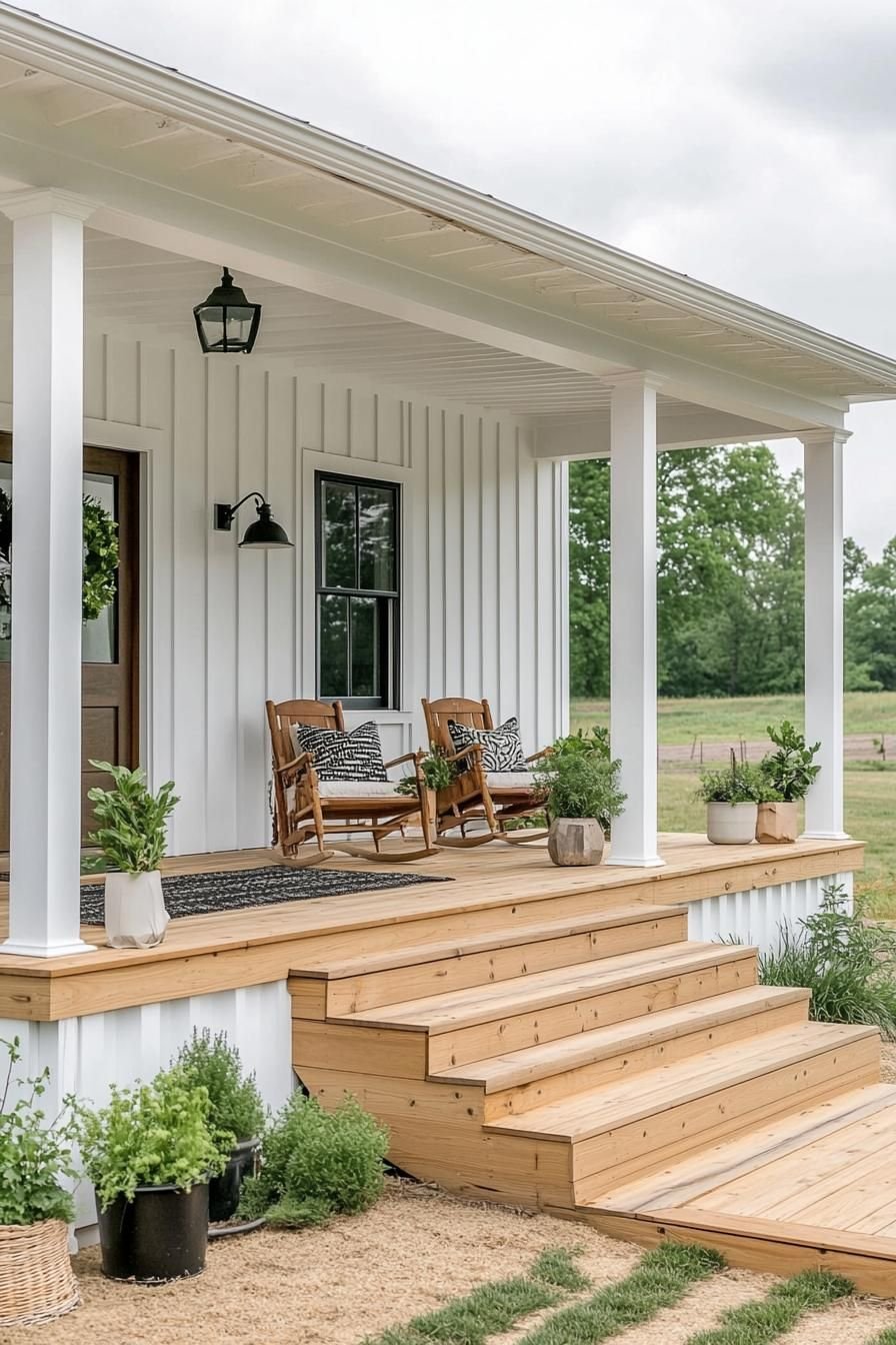 Farmhouse Exterior Seasonal Decor