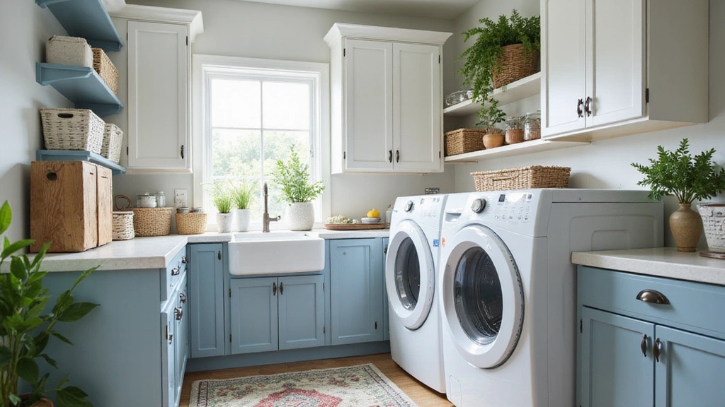 How to Pick the Best Laundry Room Cabinet Color